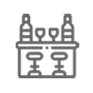 Rooftop bar icons 