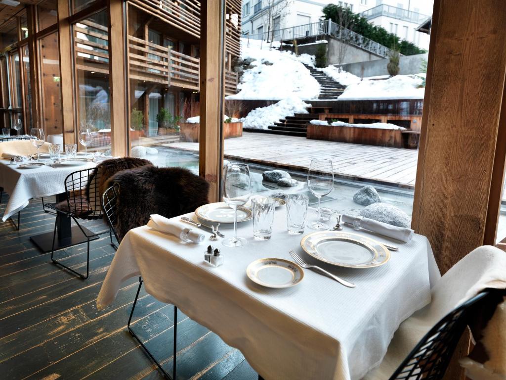 M de Megève Wellness Hotel France Dinning 2